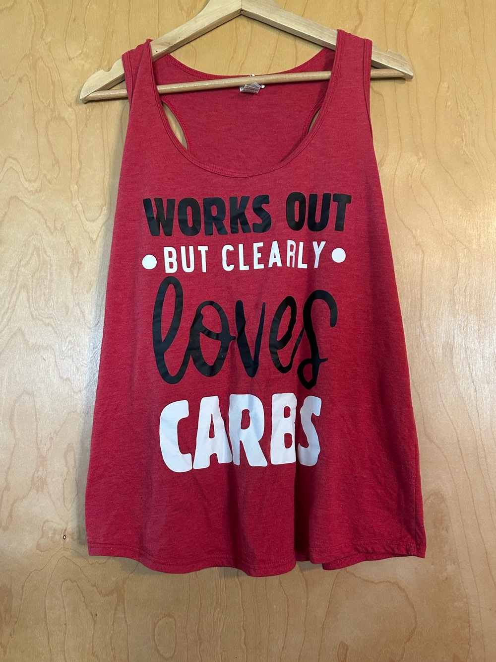 Anvil Red Women’s Tank Top with Branded Tag